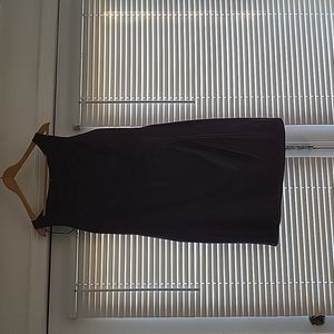 Vince Camuto purple mini dress.